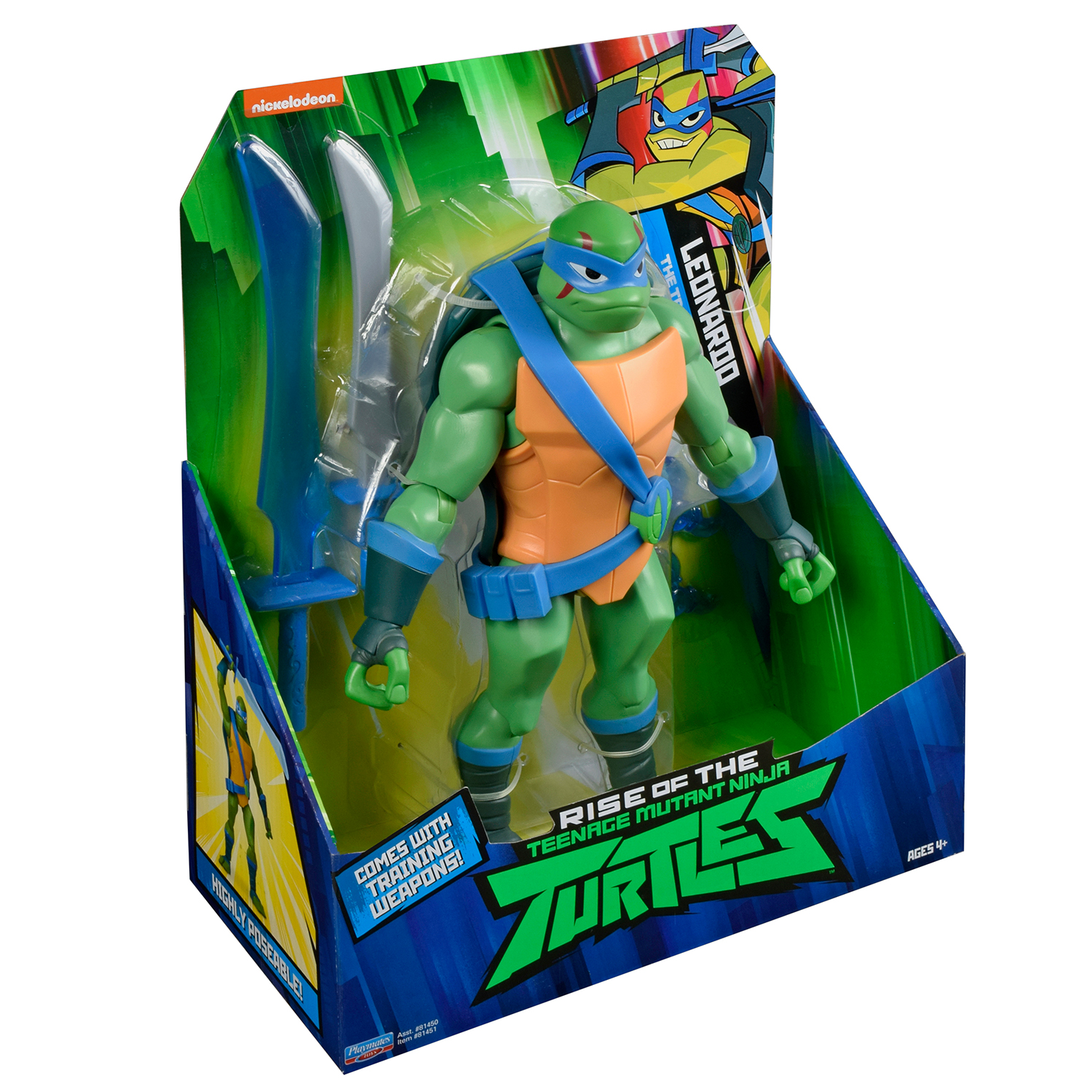 Фигурка Черепашки Ниндзя 27см Леонардо Остряк серия ROTMNT