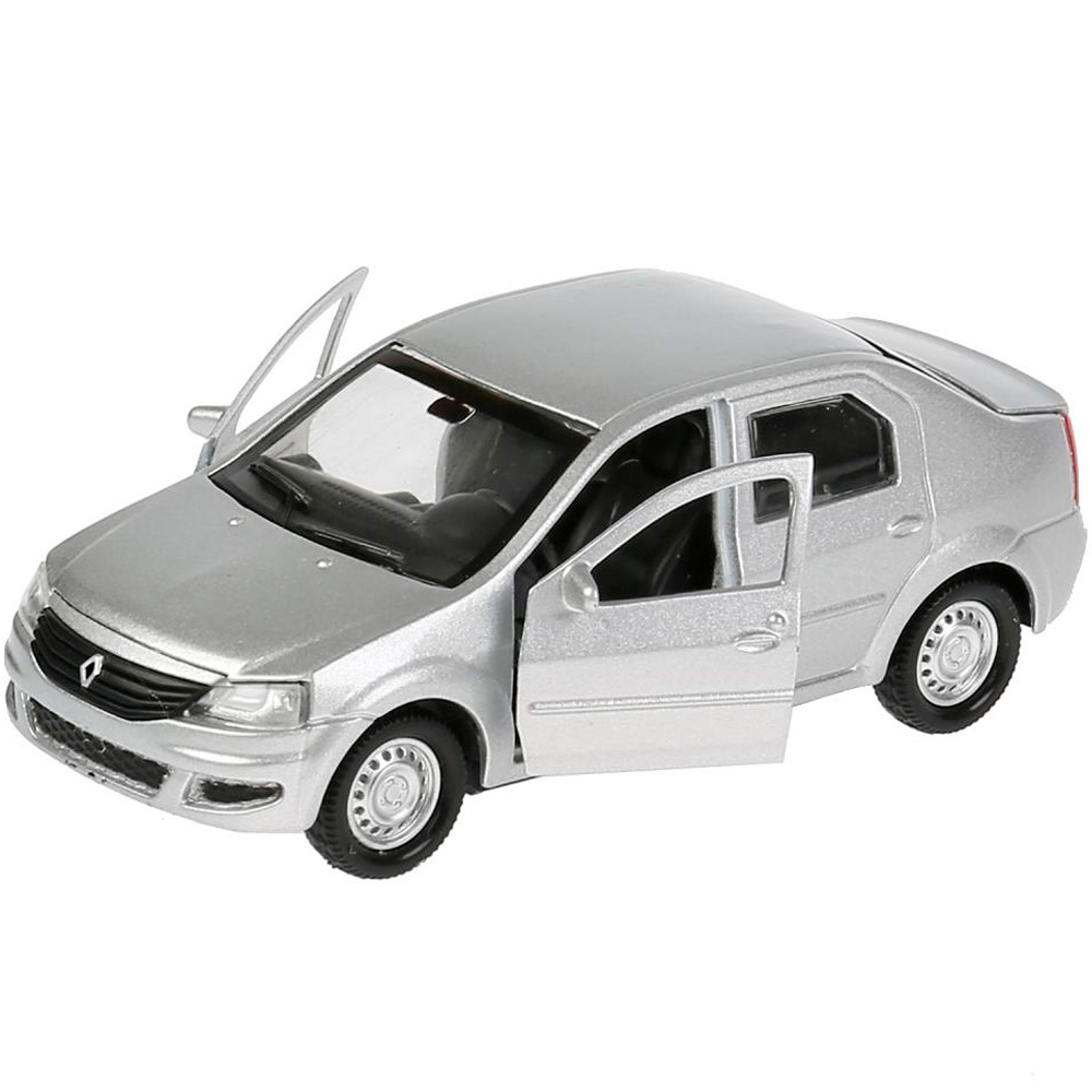Машина метал. Технопарк Renault Logan серебристый 12см, откр. двери 278697