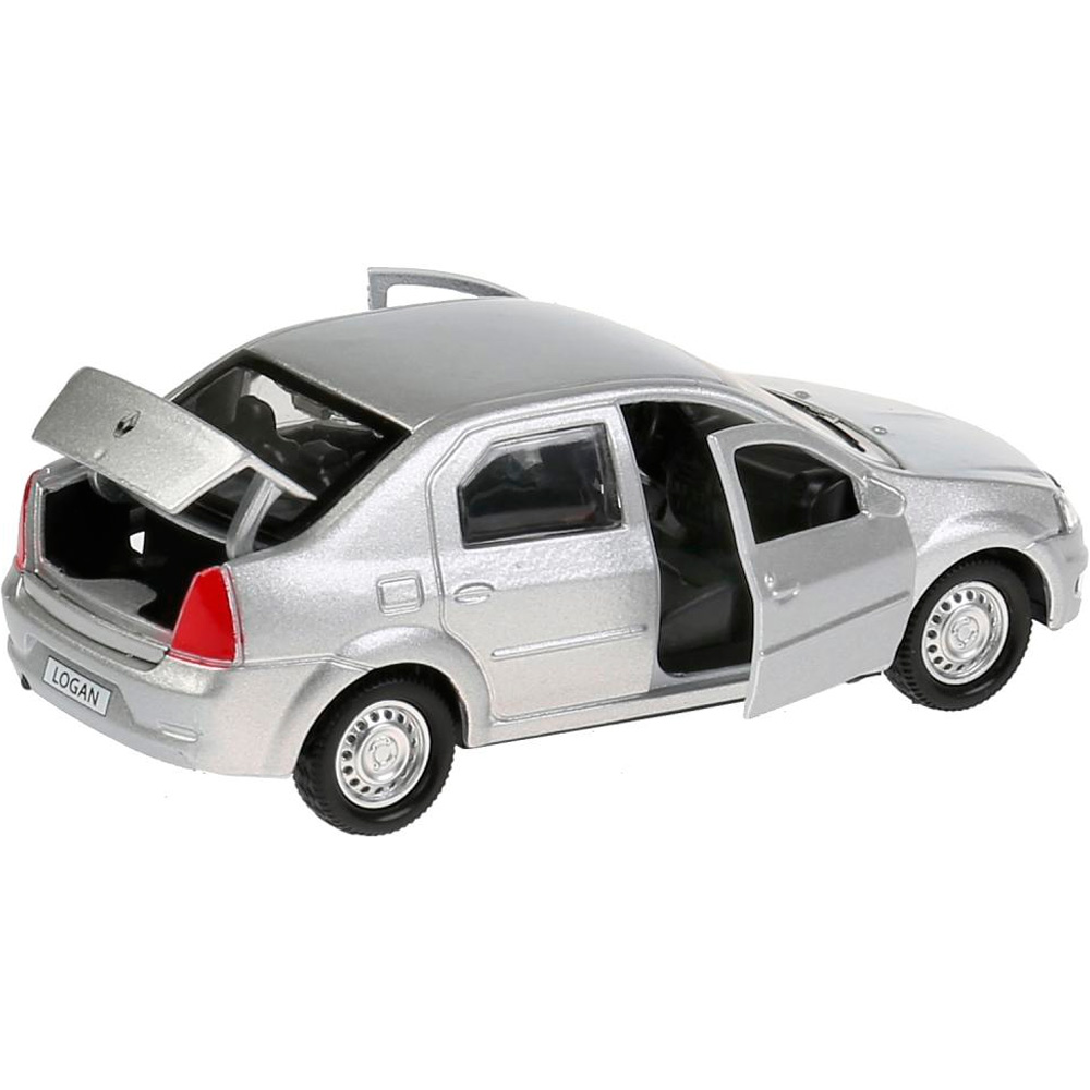Машина метал. Технопарк Renault Logan серебристый 12см, откр. двери 278697