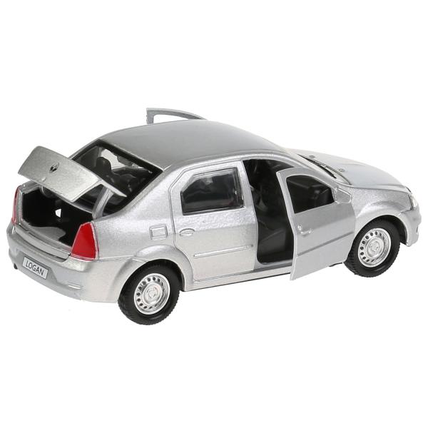Машина метал. Технопарк Renault Logan серебристый 12см, откр. двери 278697