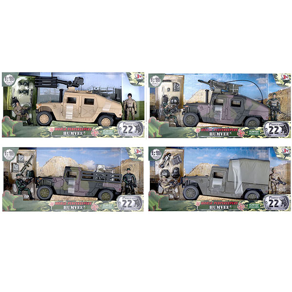 Игровой набор WP. Humvee 1:18, 2 фигурки