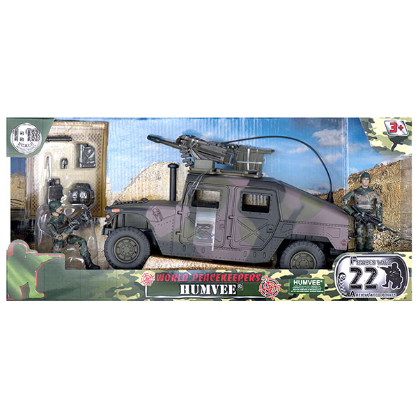 Игровой набор WP. Humvee 1:18, 2 фигурки
