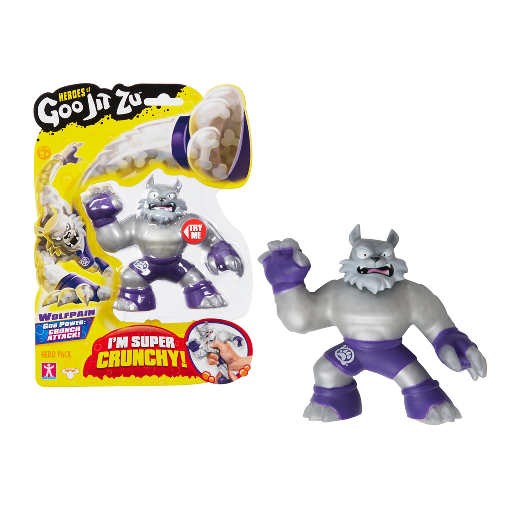 Гуджитсу Игрушка тянущаяся фигурка Вулфпейн ТМ GooJitZu