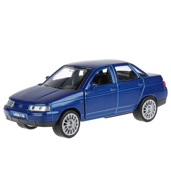 Машина метал. Технопарк Lada 110 синяя 12см, инерц., открыв. двери 283315