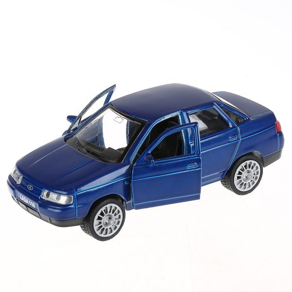 Машина метал. Технопарк Lada 110 синяя 12см, инерц., открыв. двери 283315