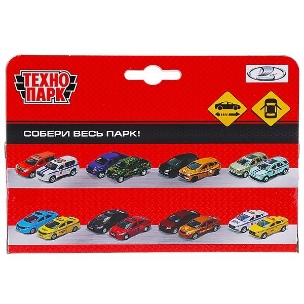 Машина метал. Технопарк Lada 110 синяя 12см, инерц., открыв. двери 283315