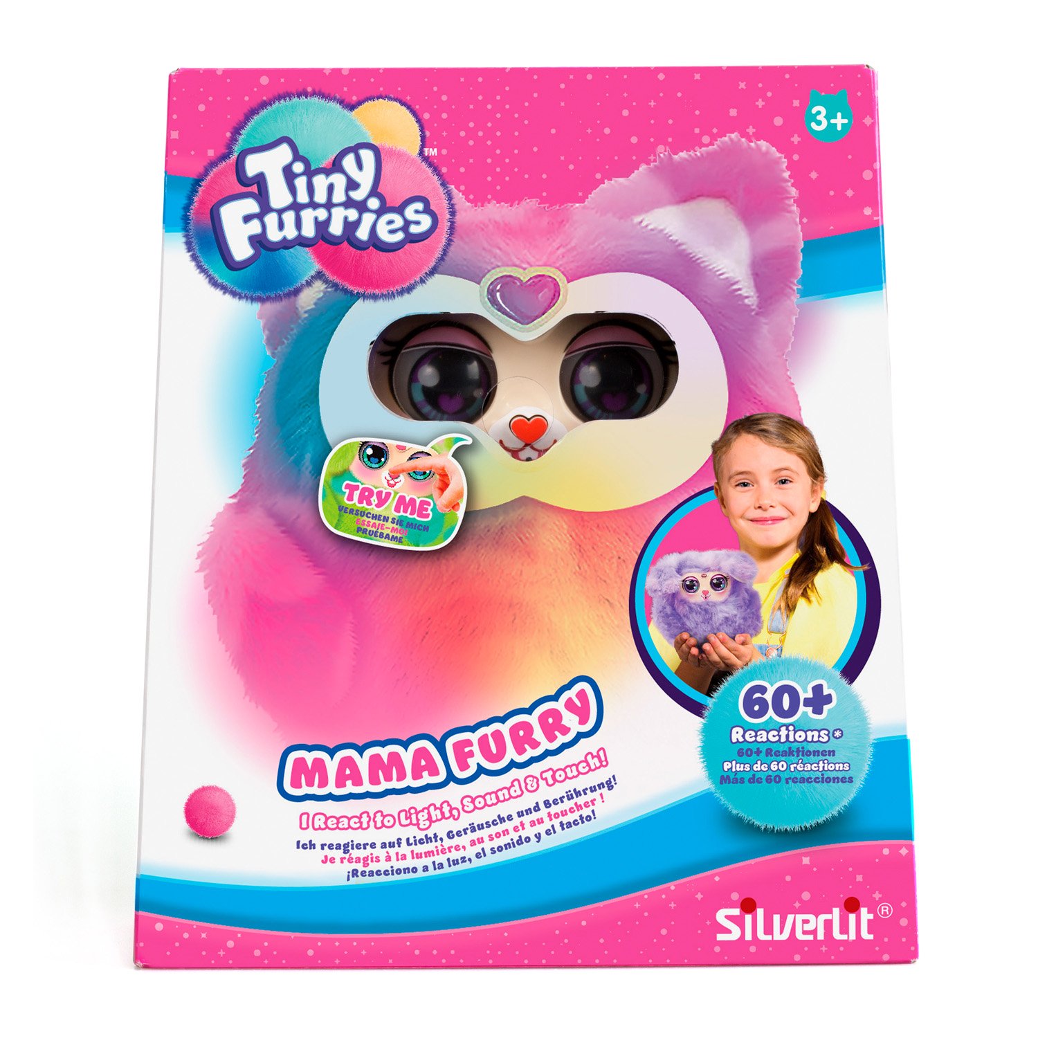 Интерактивная игрушка Mama Tiny Furry Lime