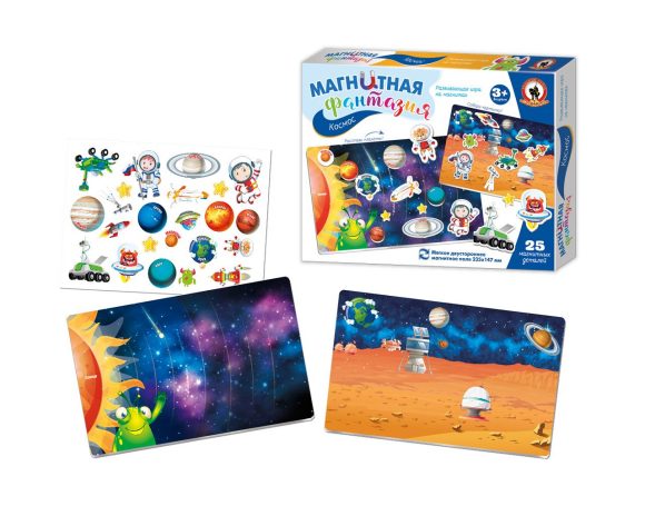 Игра на магнитах Космос с магнит. полем