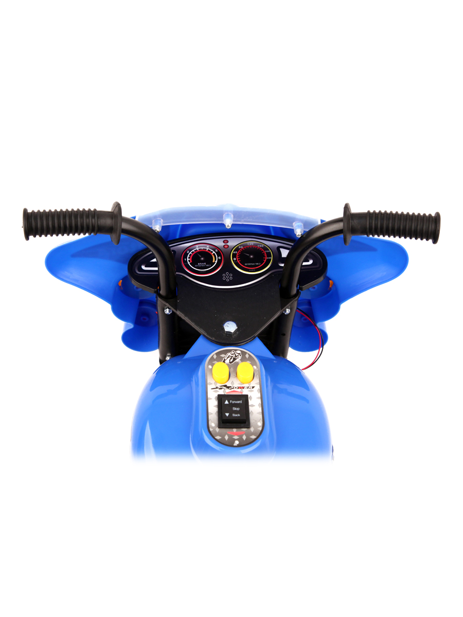 Мотоцикл на аккум. BL0056 синий 3км/ч, до 15кг, 6V/4Ah 1000765/1