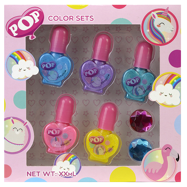 POP Игровой набор детской декорат. косметики для лица и ногтей