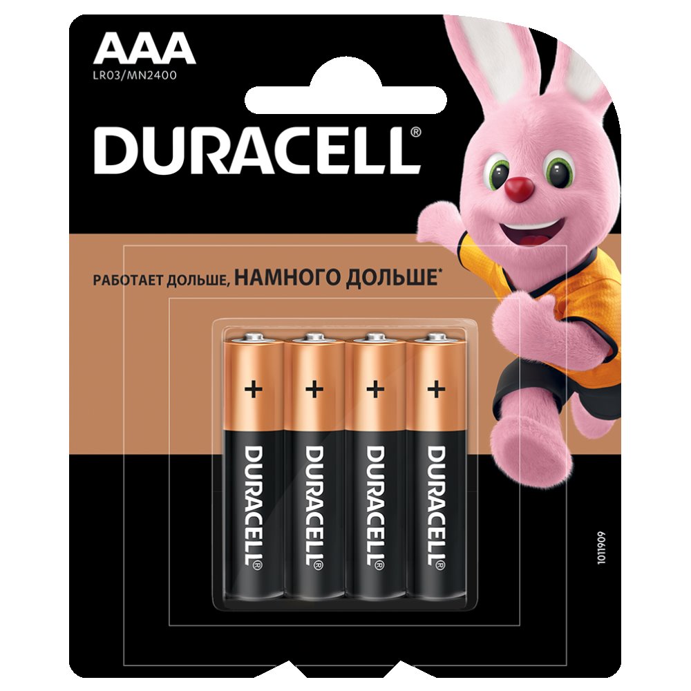 Батарейка Duracell Basic AAA 4шт. CN