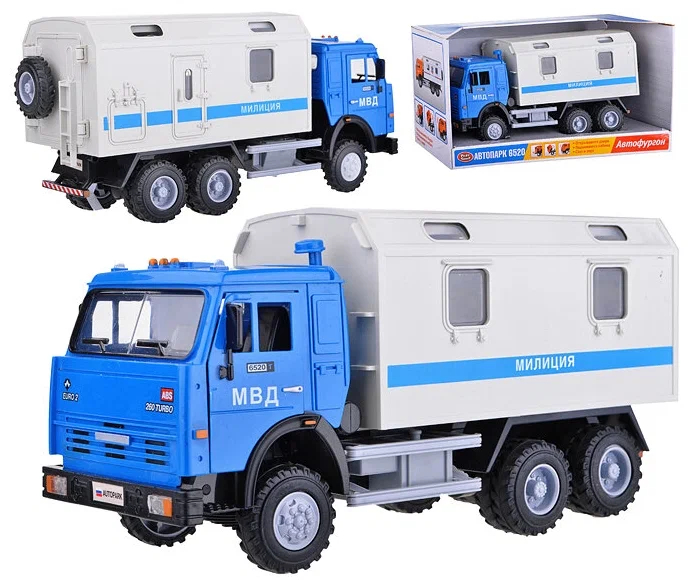 Машина 9119C Камаз МВД со свет. и муз.