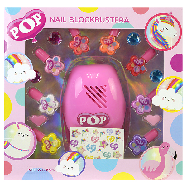 POP Игровой набор детской декорат. косметики для ногтей