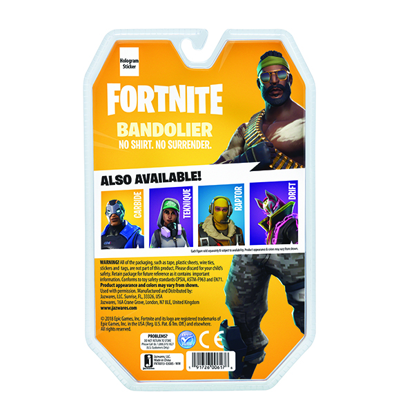 Игрушка Fortnite - фигурка Bandolier с аксессуарами