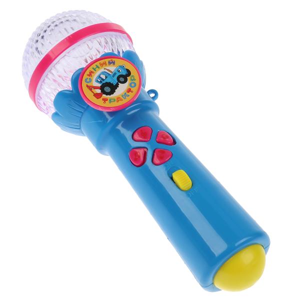 Микрофон Умка Синий Трактор 10 песен из м/ф, аплодисменты, световые эффекты 292320
