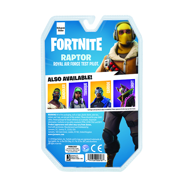 Игрушка Fortnite - фигурка Raptor с аксессуарами