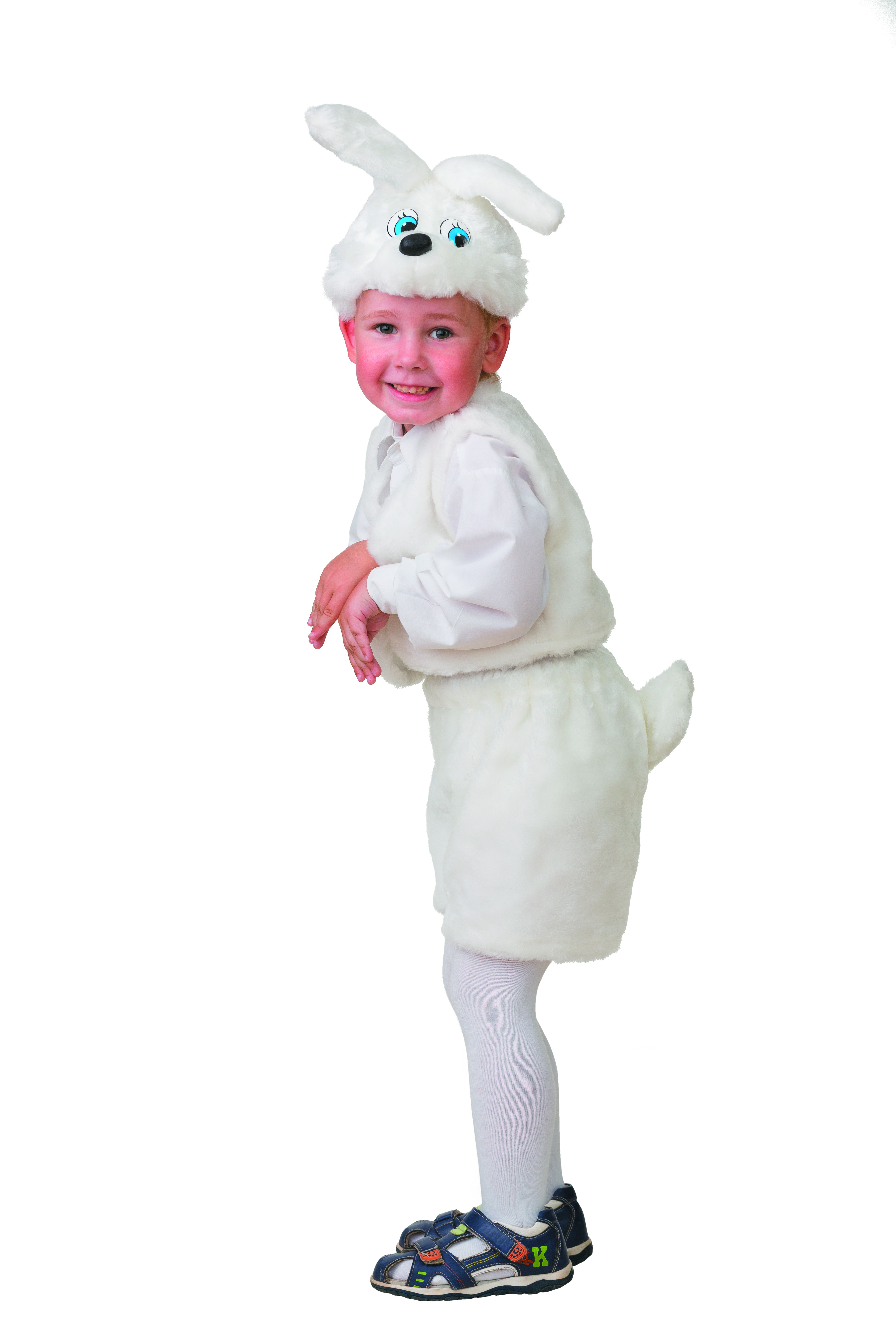 Зайчик белый 89065. Костюм зайчик белый карнавалия. Костюм заяц белый. Карнавальный костюм "batik пуговка. Костюм зайчика для мальчика.