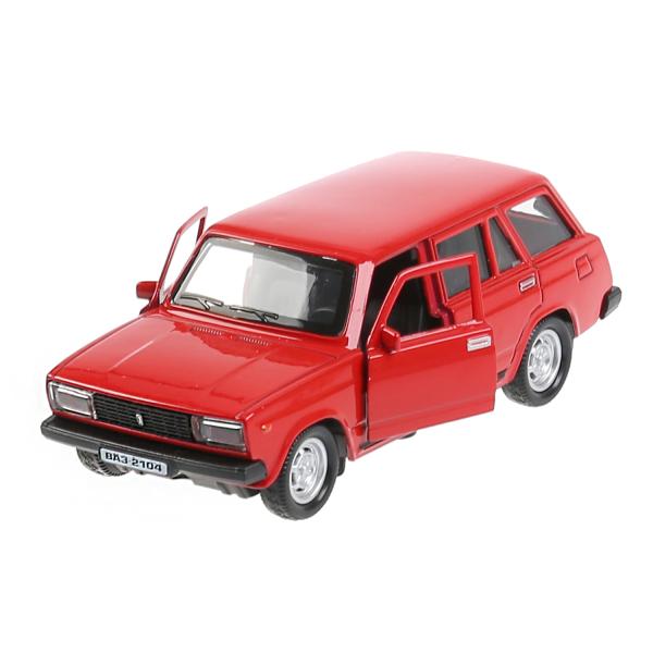 Машина метал. Технопарк Ваз-2104 жигули 12 см, открыв двери красный 299589