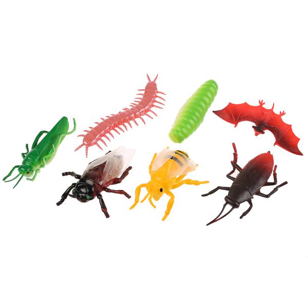 Набор животных Играем Вместе насекомые 7шт 15 см 300158