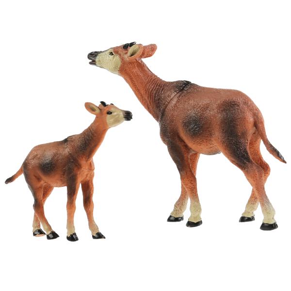 Набор животных Играем Вместе Животные Мамы и малыши (корова и теленок) 299984