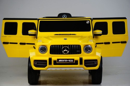 Машина на аккум. Mercedes Benz G63 желтый