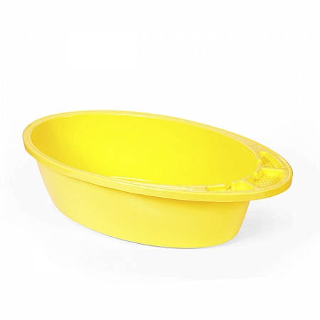 Ванночка детская пластмассовая (желтый цвет)