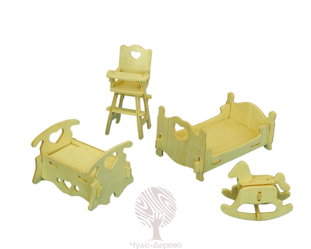 Пазлы трехмерные Детская спальня (Чудо-Дерево)