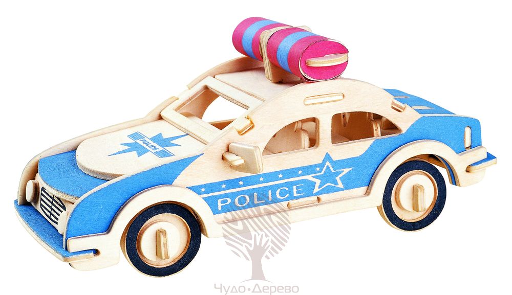 Пазлы трехмерные Полицейская машина (Чудо-Дерево)