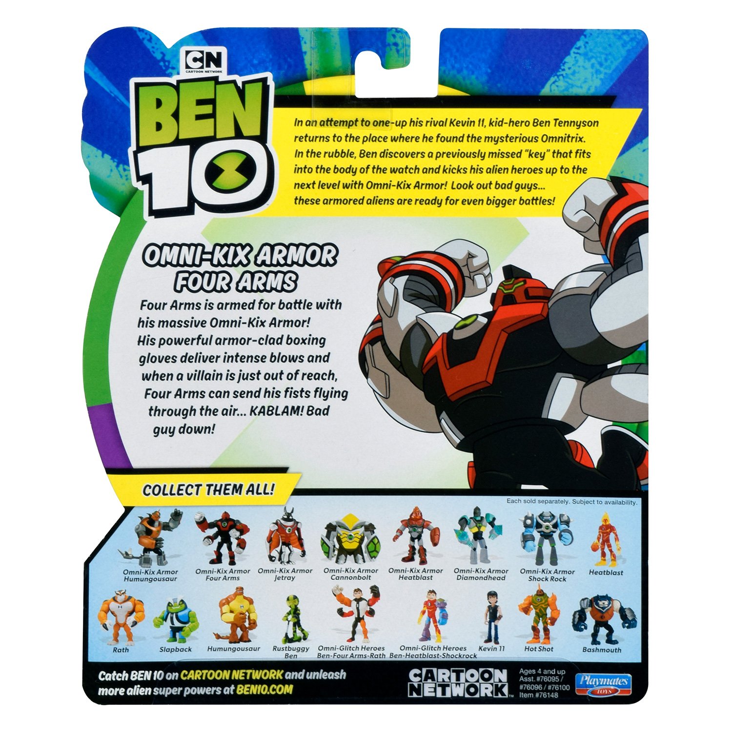 Игрушка Ben 10 Фигурка 12.5 см, Бронированный Силач