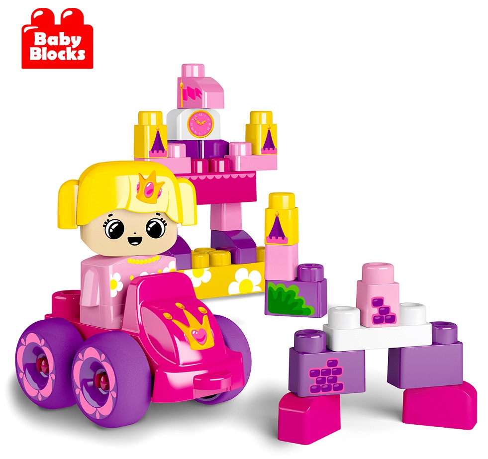Конструктор пластиковый Замок принцессы 40 дет Baby Blocks