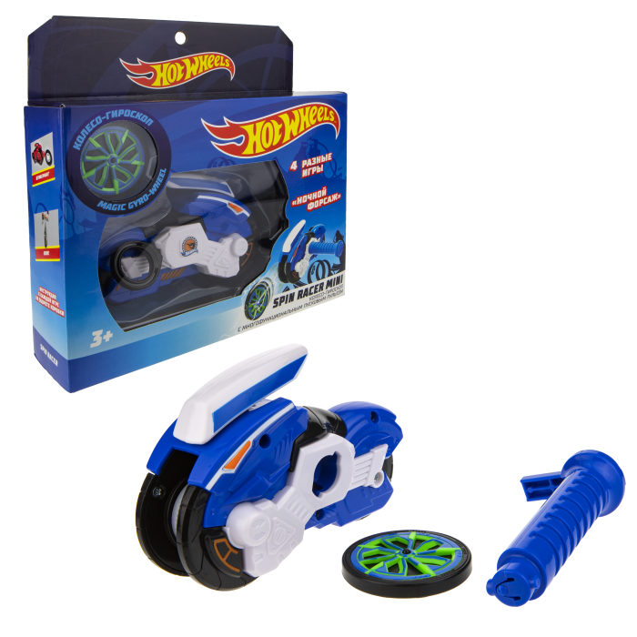 Hot Wheels Spin Racer Ночной Форсаж (пуск. механизм с диском)