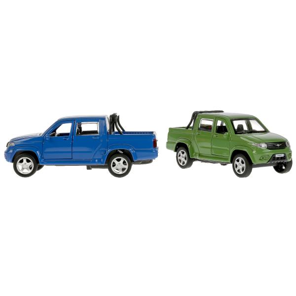 Машина метал. Технопарк Toyota Prado/uaz pickup микс 12 см инерц.,в дисплее 299825