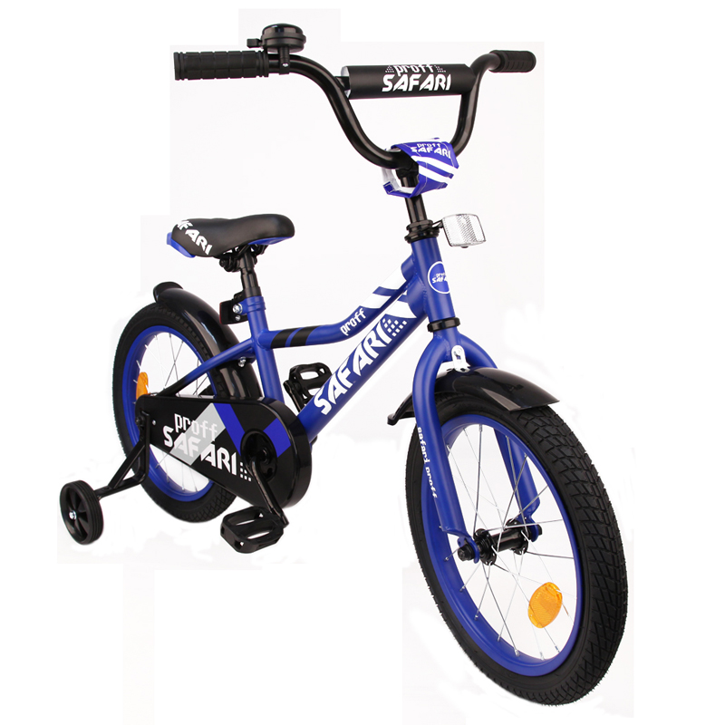 Велосипед 12" Safari proff, синий матовый 1001135