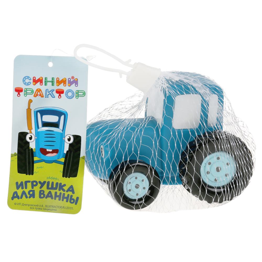 Игрушка для ванны Капитошка Синий трактор 1шт сетка 303598