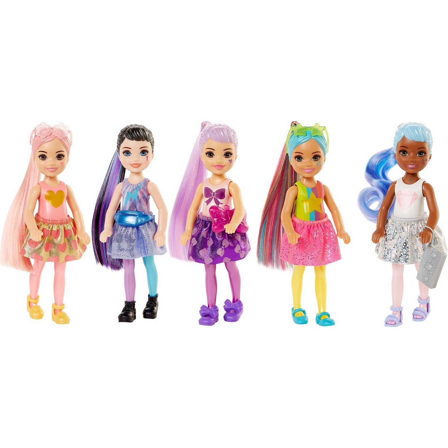 Кукла-сюрприз Barbie Челси Волна 1 с блестящими куклами сюрпризами внутри