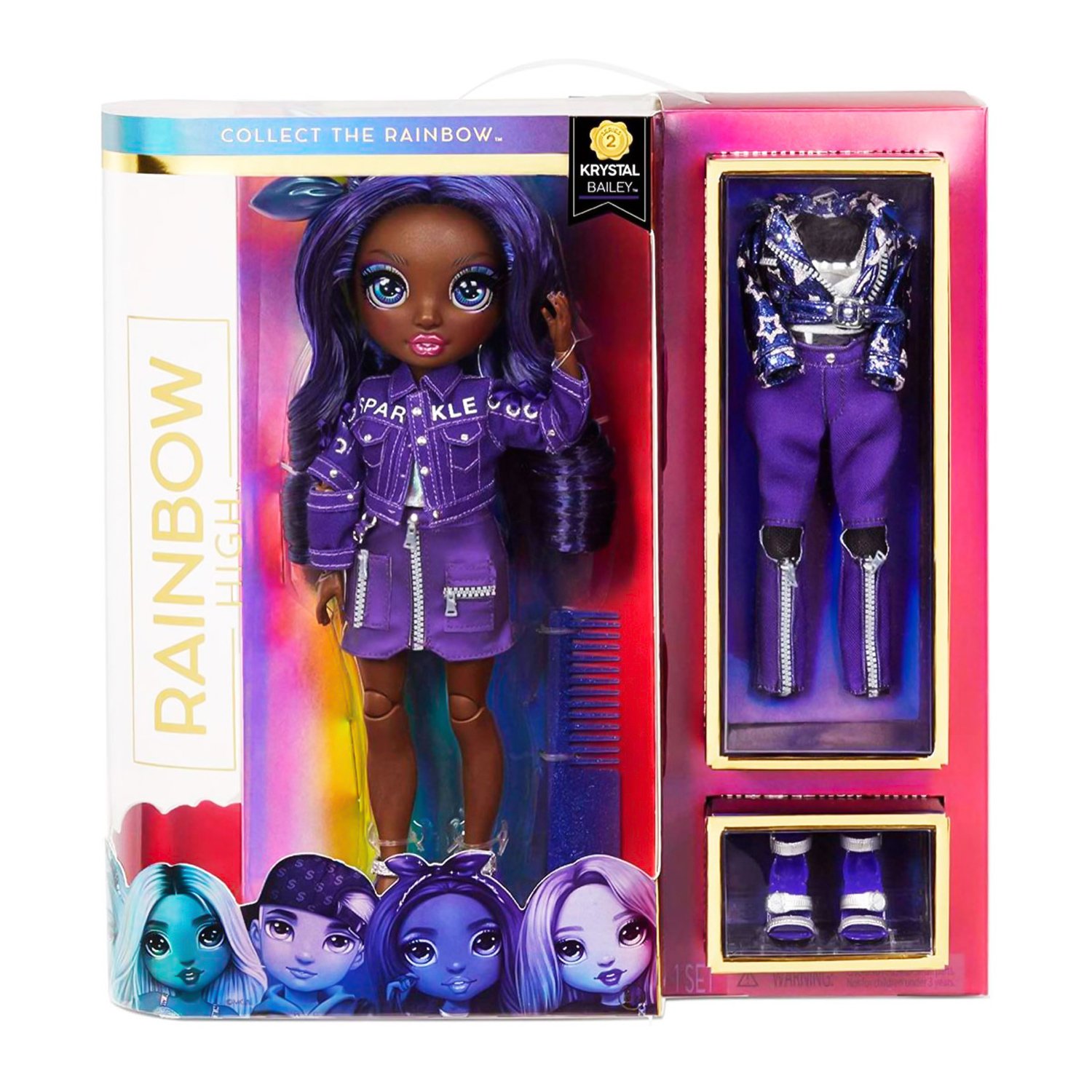 Игрушка Rainbow High Кукла Fashion Doll- Indigo
