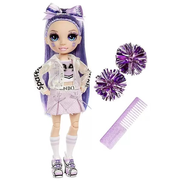 Игрушка Rainbow High Кукла Cheer Doll - Violet Willow (Purple)