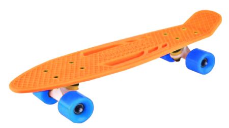 Скейтборд Fish оранжевый 22" колеса PU 60*45мм