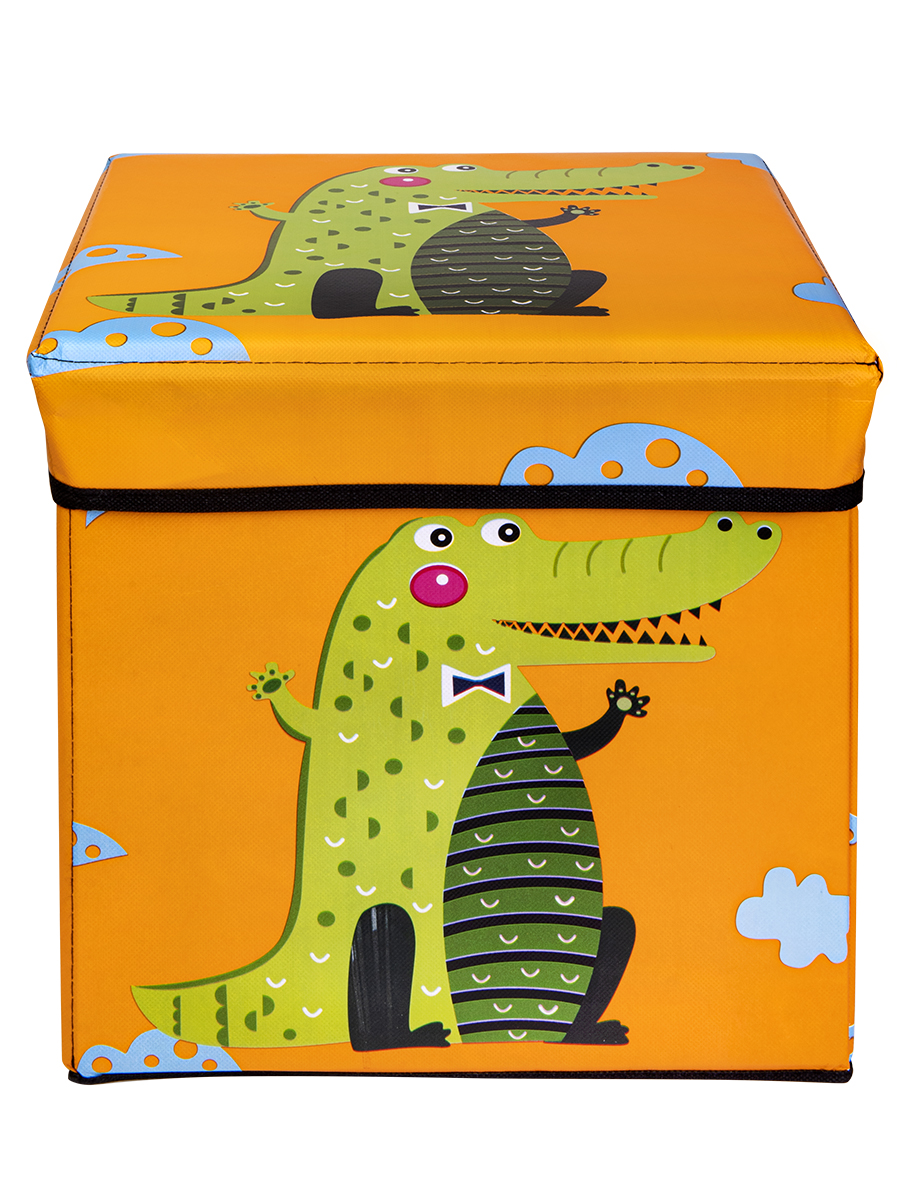 Ящик для игрушек, 31х31 см, Крокодильчик (можно сидеть)
