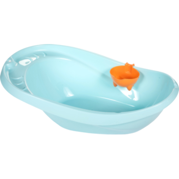 Ванночка детская Буль-Буль (голубой нежный цвет (ковш оранжевый))