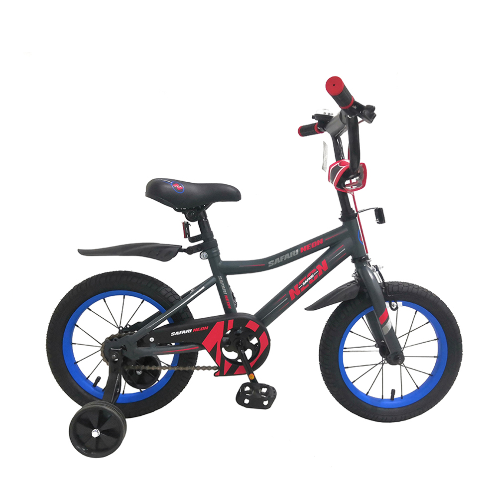 Велосипед 14" Safari proff Neon 2-х колесный красный 1045121/2
