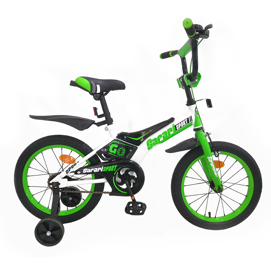 Велосипед 18" Safari proff Sport 2-х колесный зеленый 1045137/1