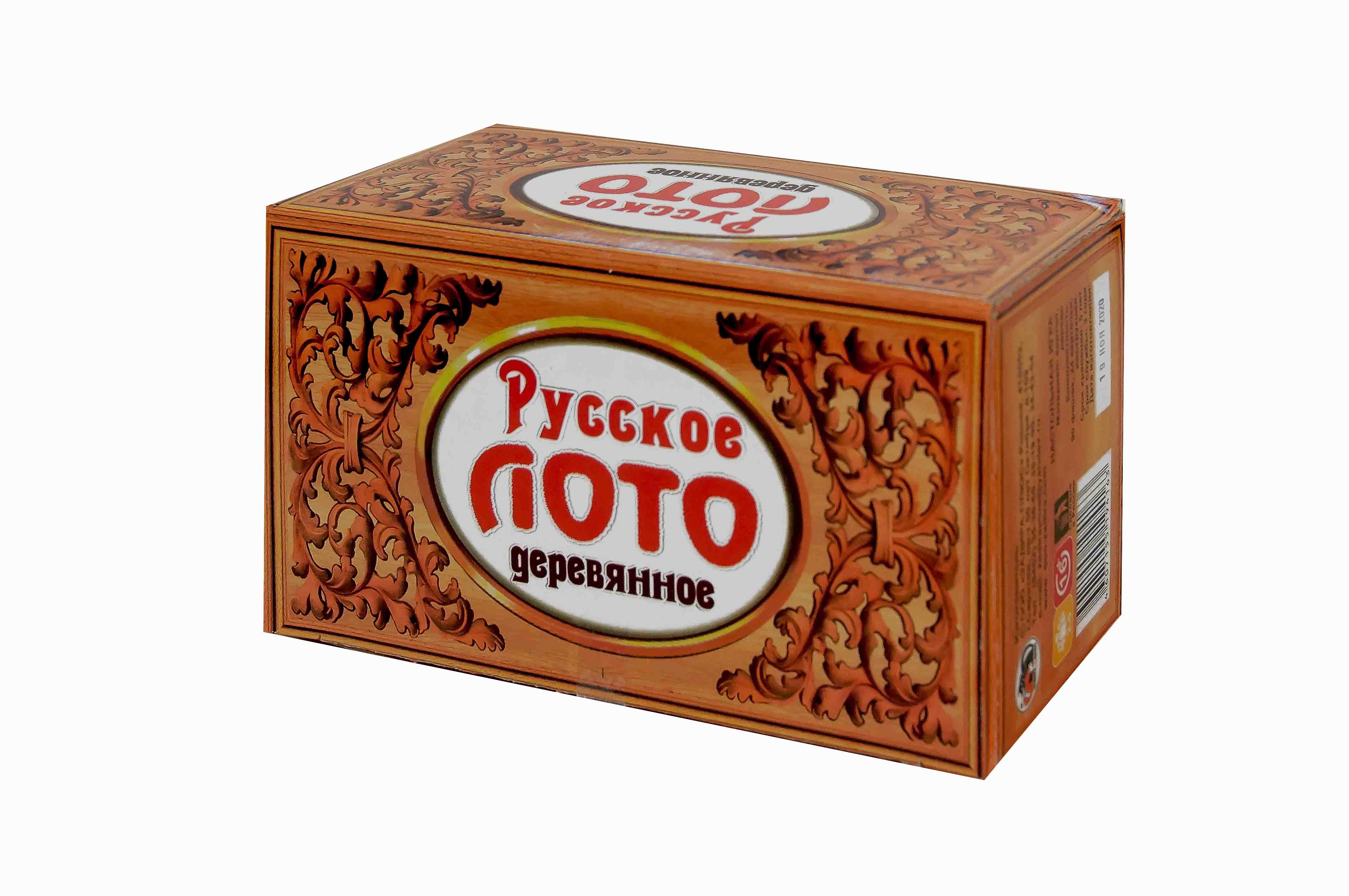 Лото Русское деревянное (дерево,картон) 90 боченков