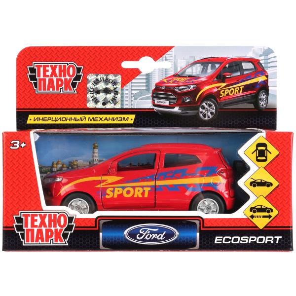 Машина метал. Технопарк Ford Ecosport спорт 12см, открыв. двери, инерц. 272408
