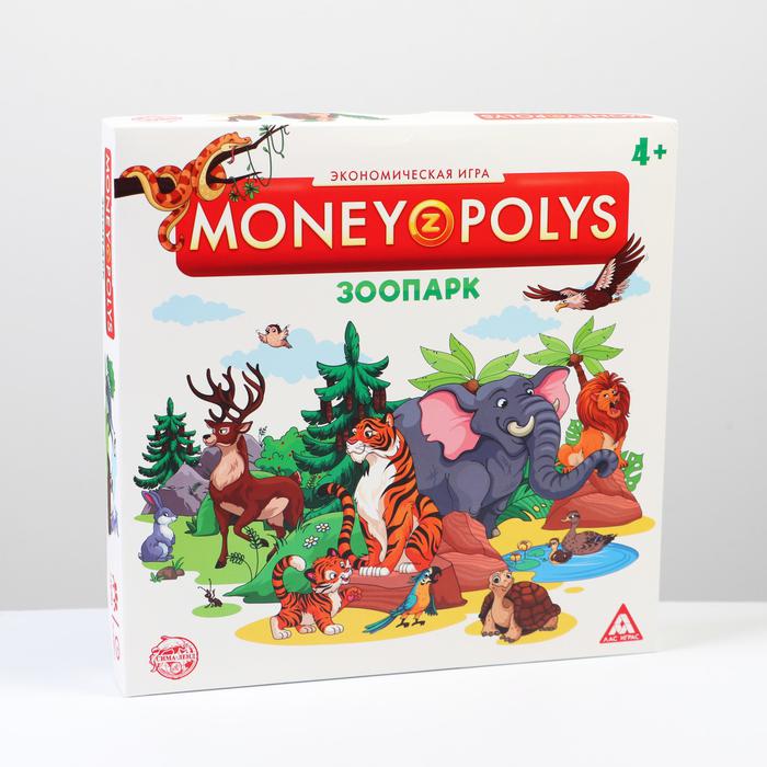Экономическая игра Money Polys Зоопарк, 4+