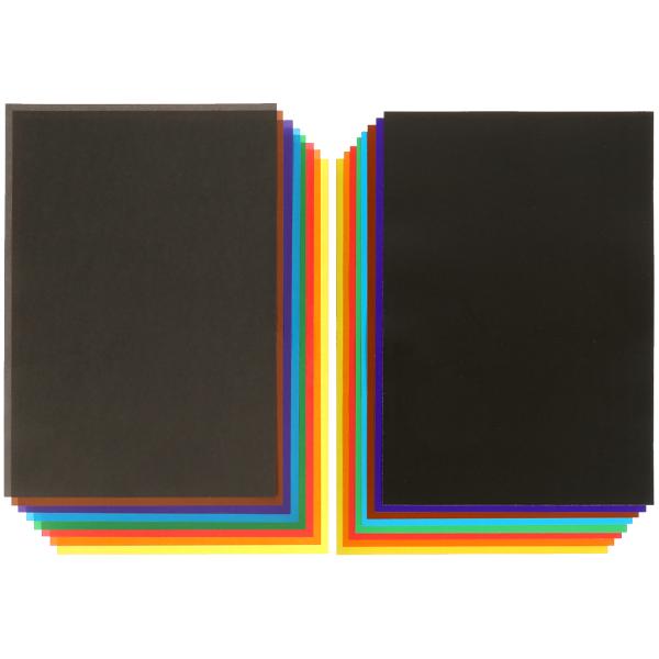 Набор: цветная бумага и цветной картон Энчантималс (8+8) Умка 314632