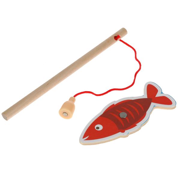 Игрушка деревянная Буратино Ми-ми-мишки рыбалка на пруду 315521
