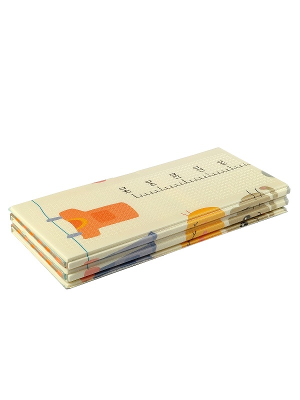 Развивающий игровой коврик для малышей Elefantino, двусторонний, складной, размер ковр 180*200*1см