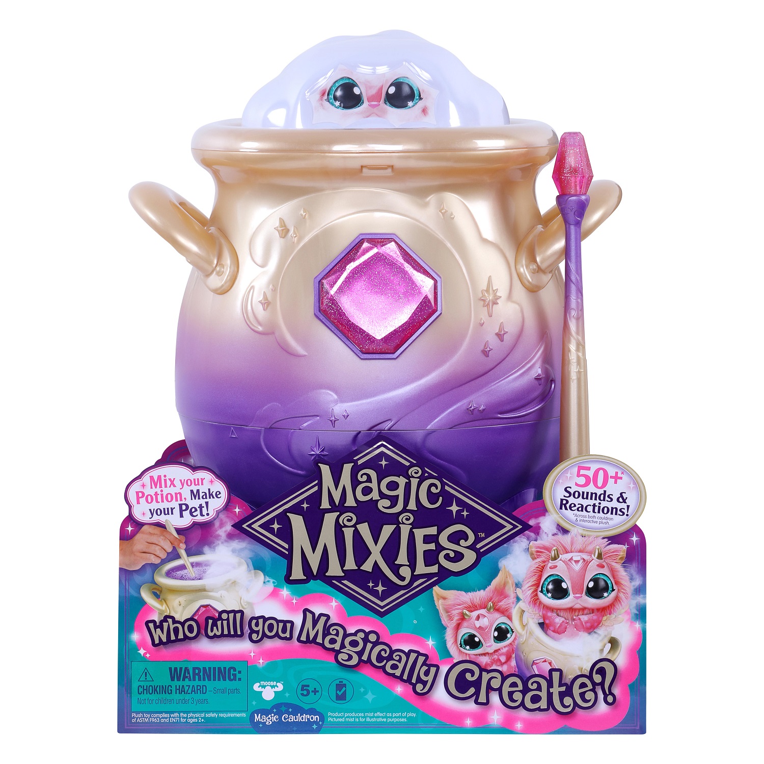 Мэджик Миксис Игровой набор интерактив Волшебный котел розов ТМ Magic Mixies