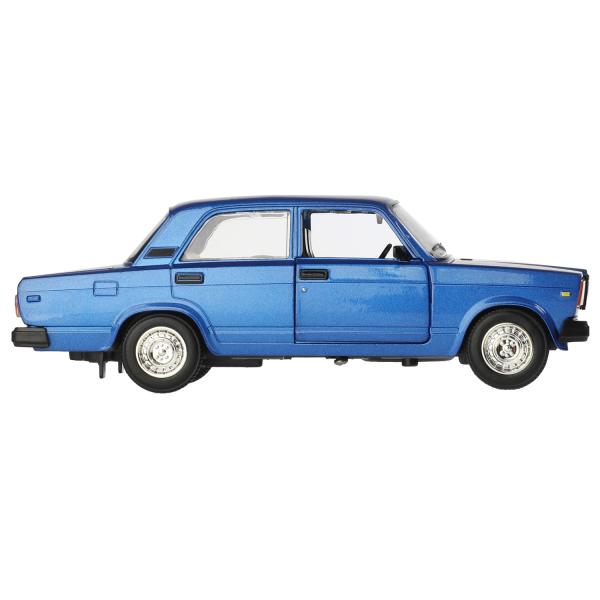 Машина метал. Технопарк LADA 2107 17 см, свет-звук,  дв., кап., баг., инерц., синий 321989